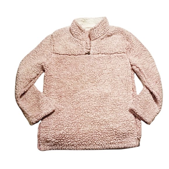 Coffee Shop New York Other - Coffee Shop New York Fleece Pullover Sherpa Sweater- Girls Sz XL